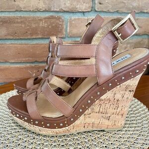 Steven Madden cork wedges